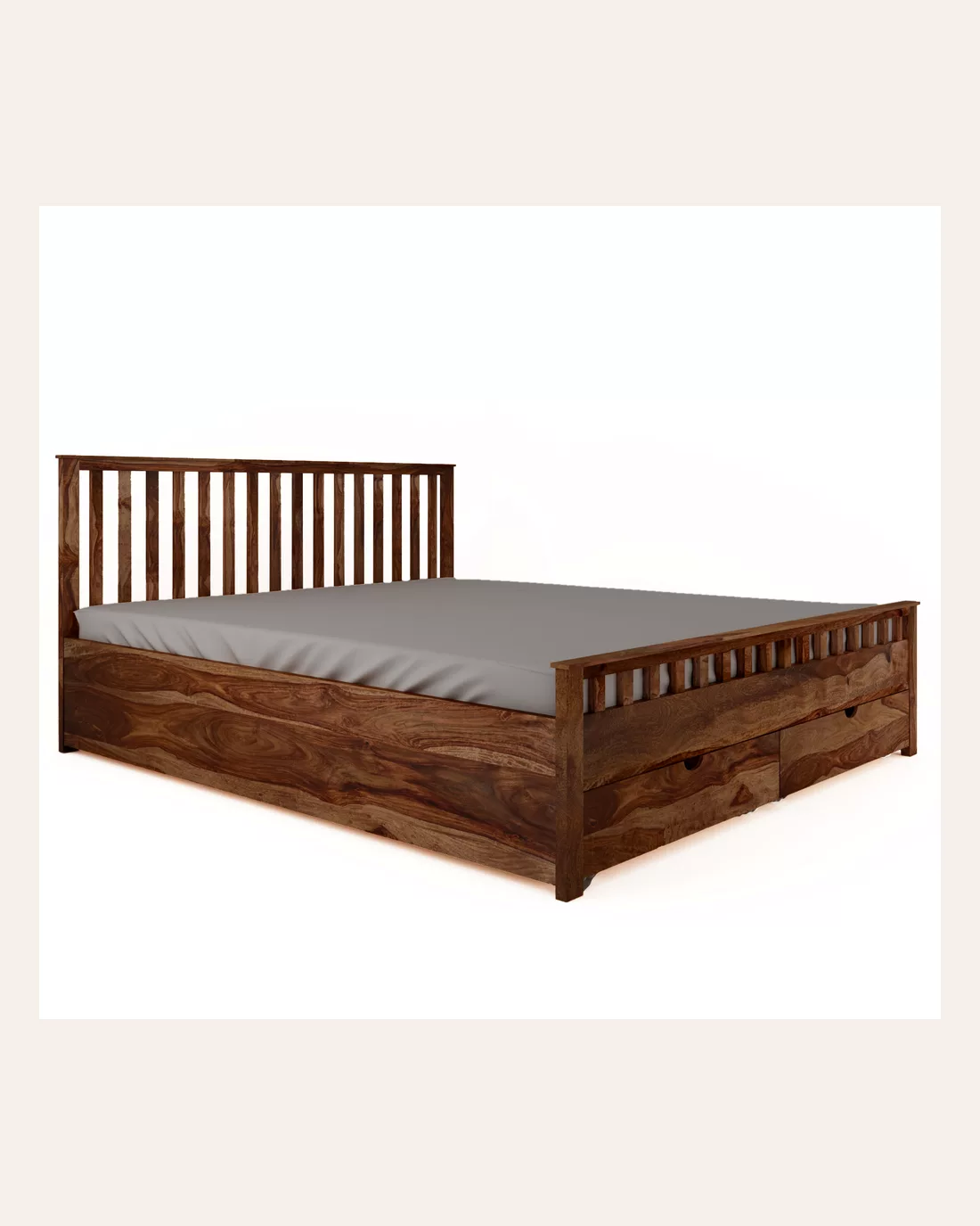 Abbet Front Drawer King Bed