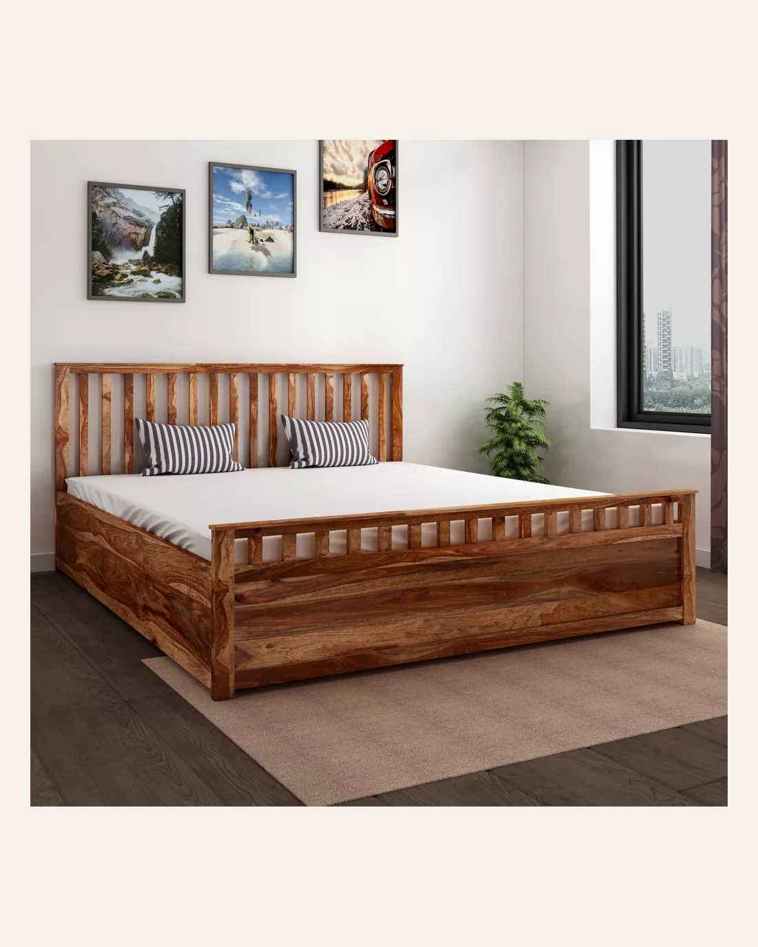Abbey King Storage Bed