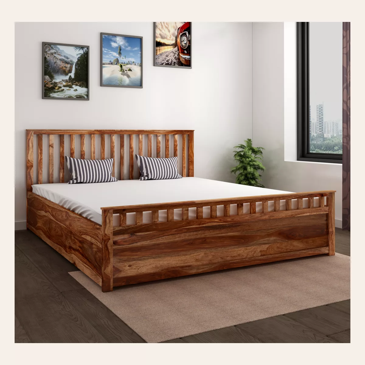 Abbey King Storage Bed