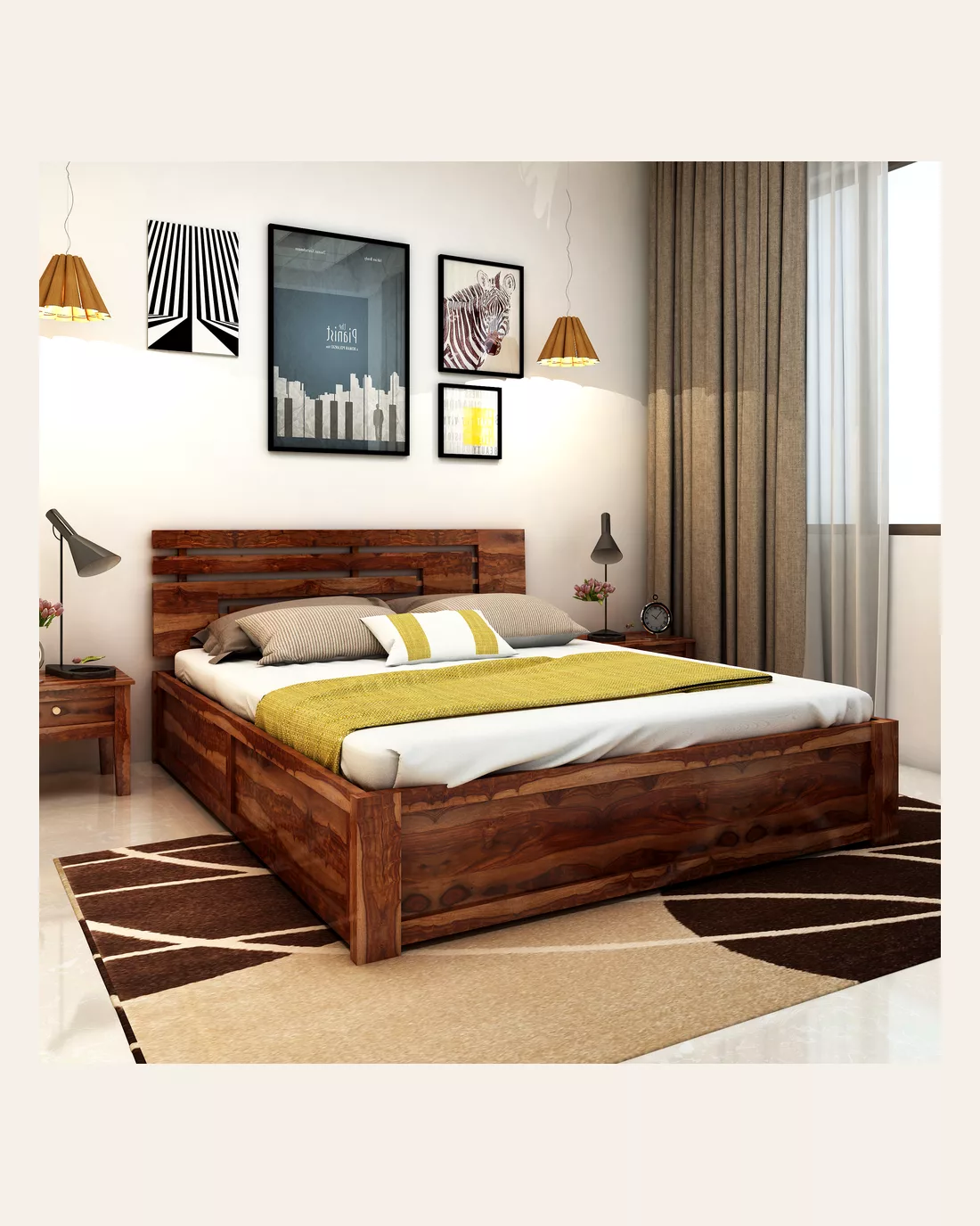 Aelinia Hydraulic New King Bed