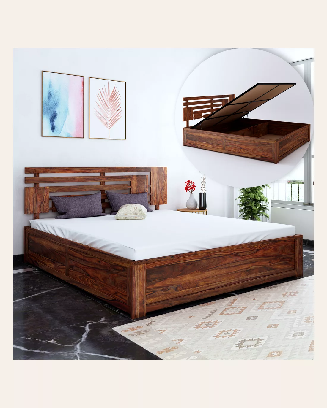Aelinia Hydraulic New King Bed