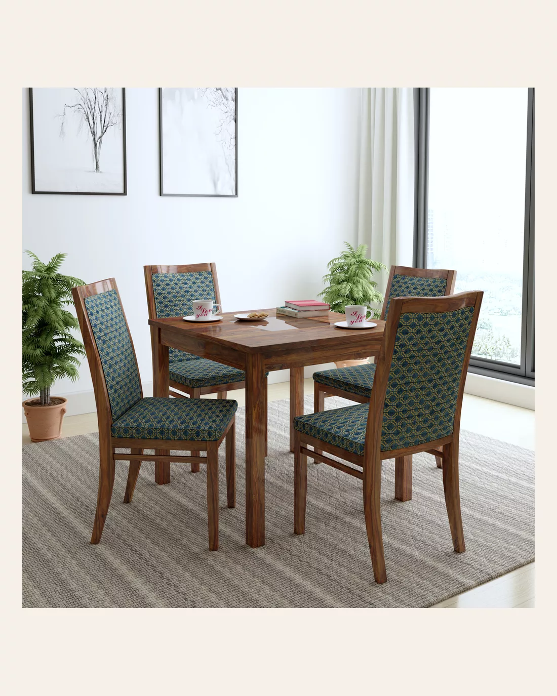 Albert 4 Seater Dining Set