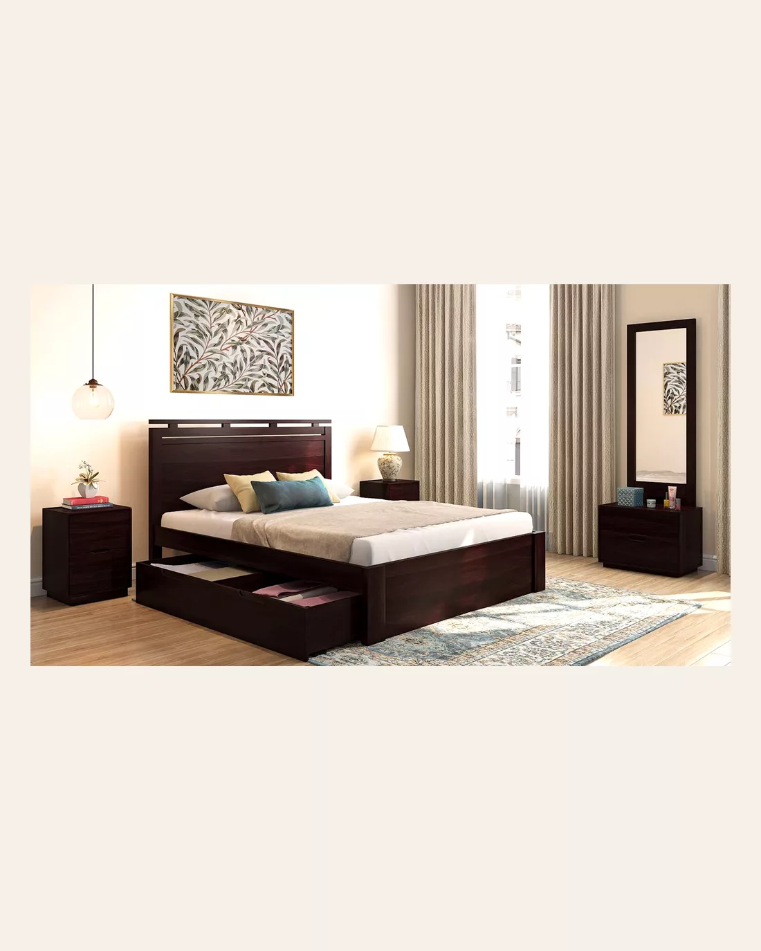 Clarence Storage King Bed
