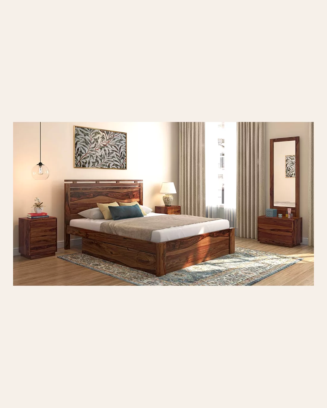 Clarence Storage King Bed