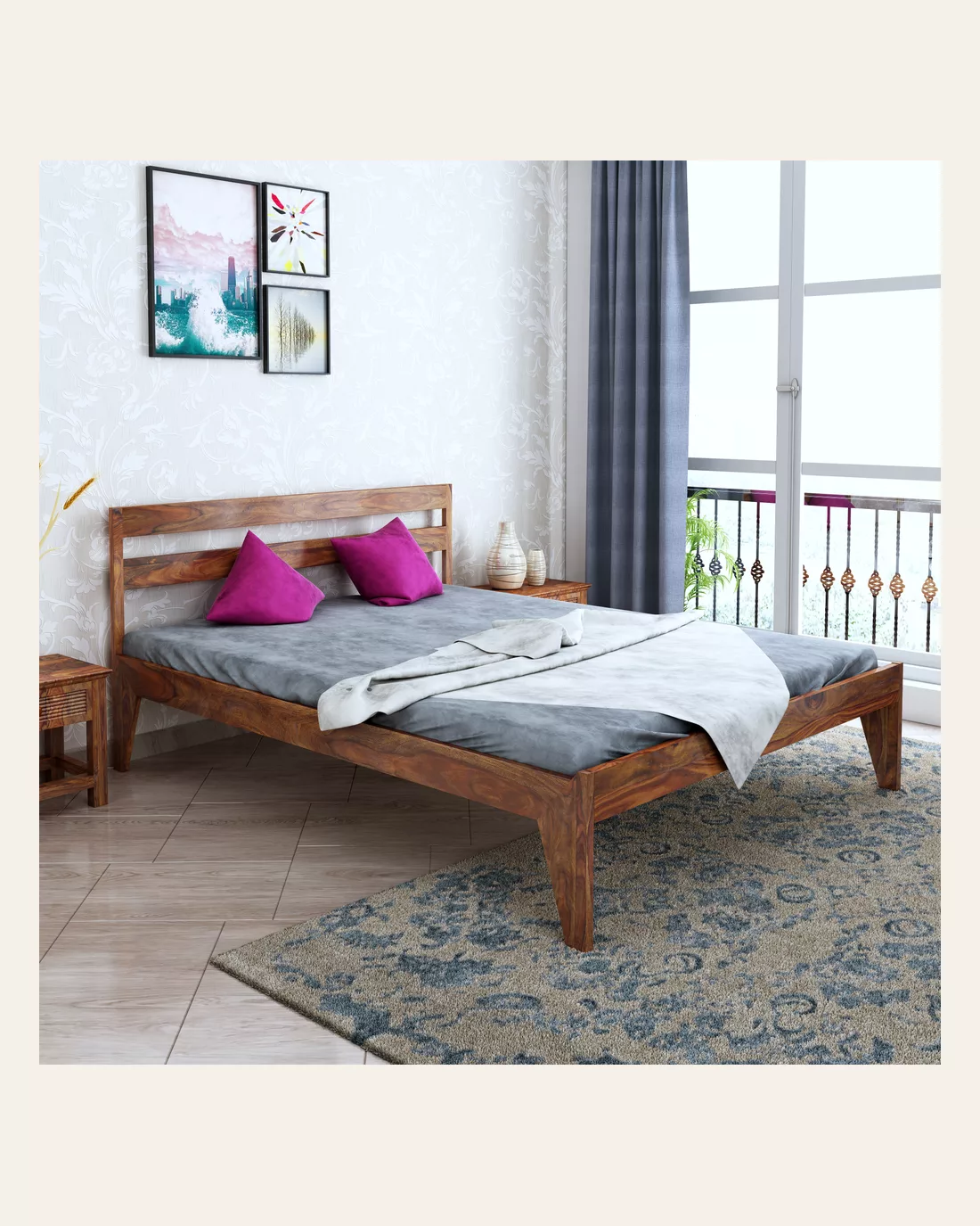 Ewine King Size Bed