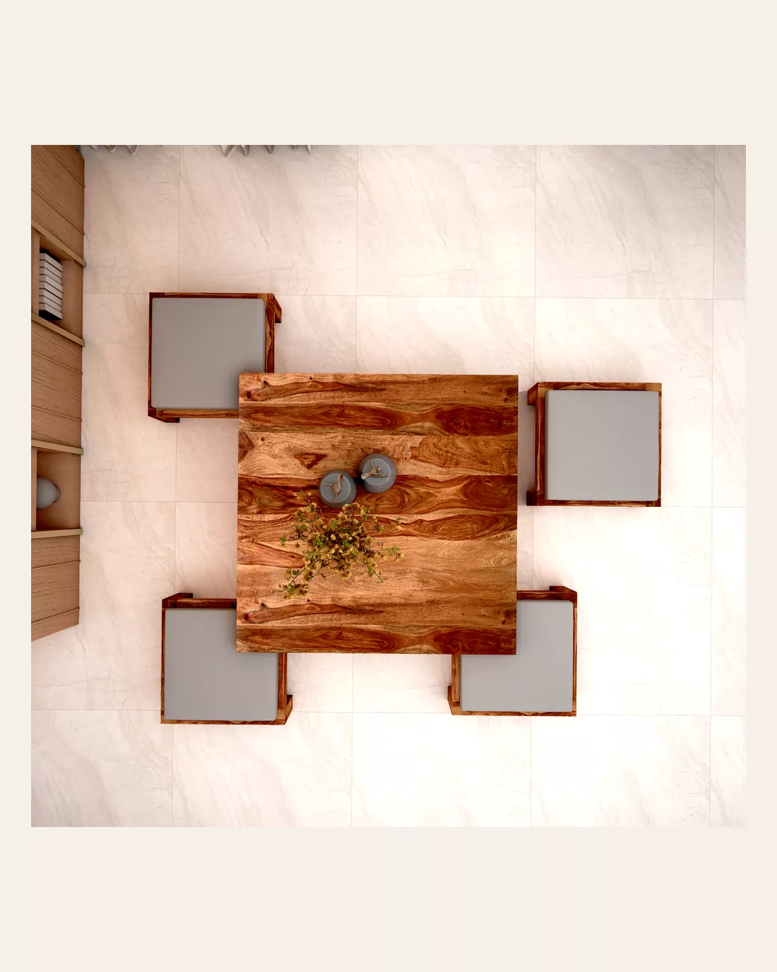 Four Stool Coffee Table