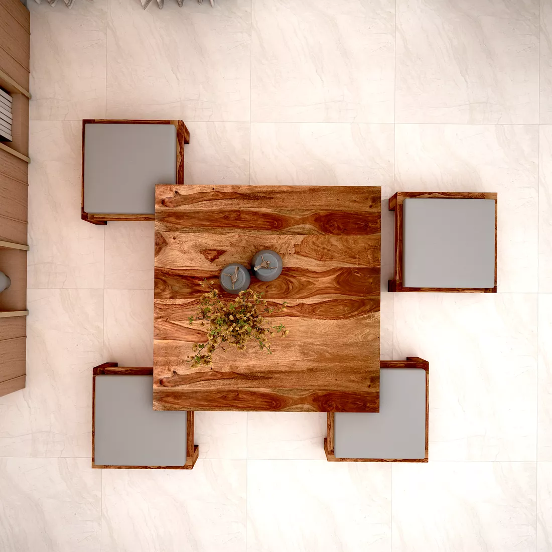 Four Stool Coffee Table