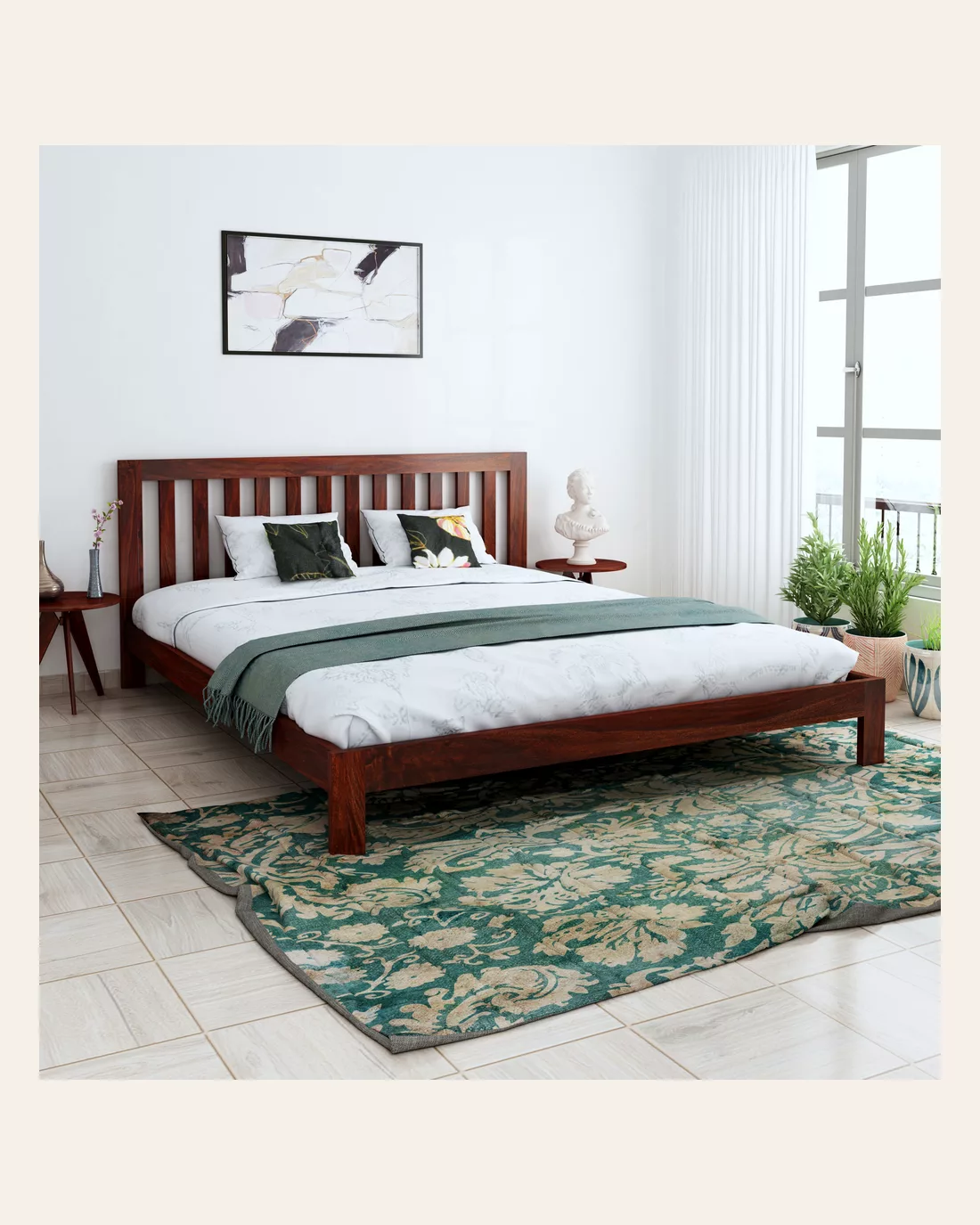 Fultz King Bed Mahogany