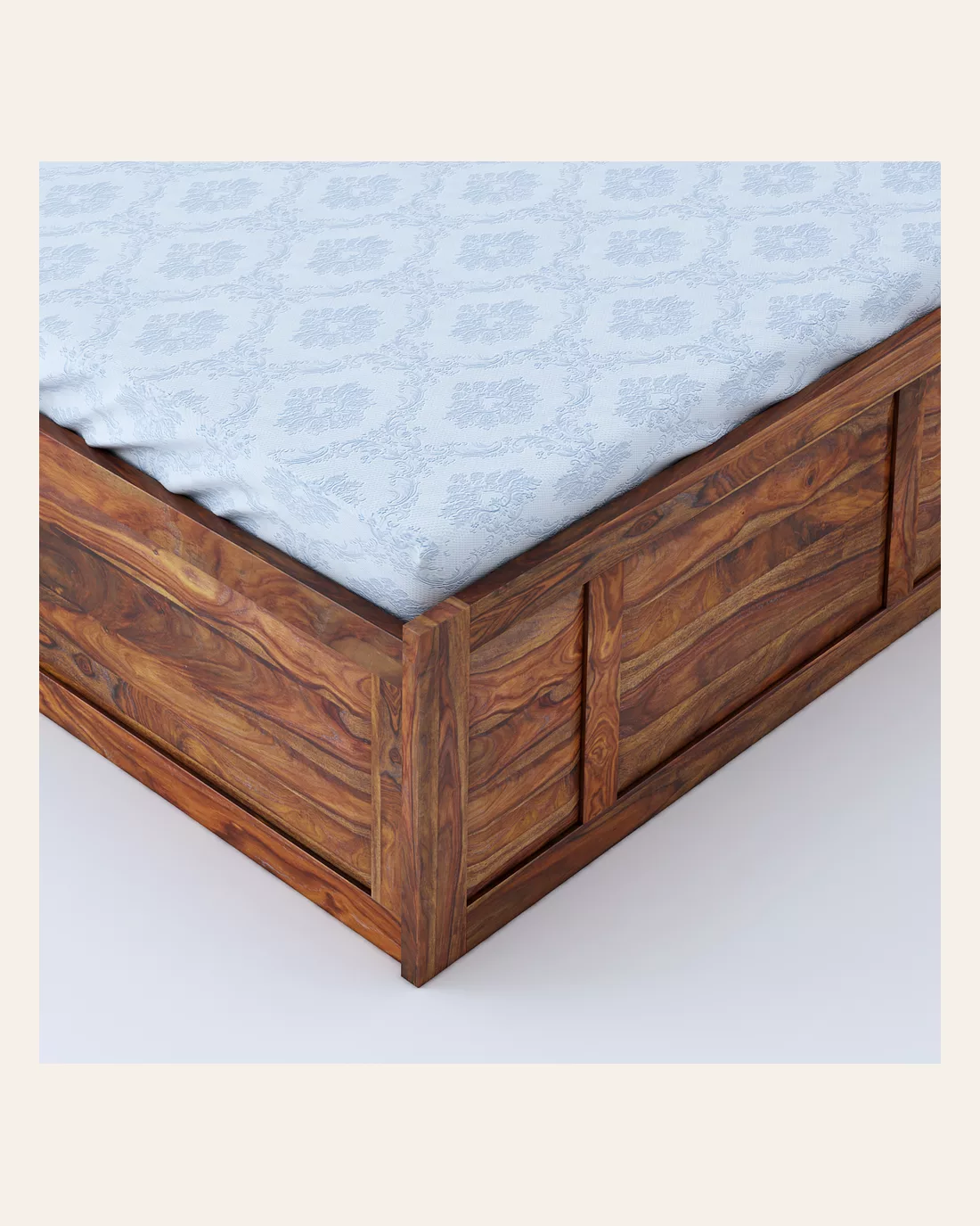 Hop Teak King Storage Bed