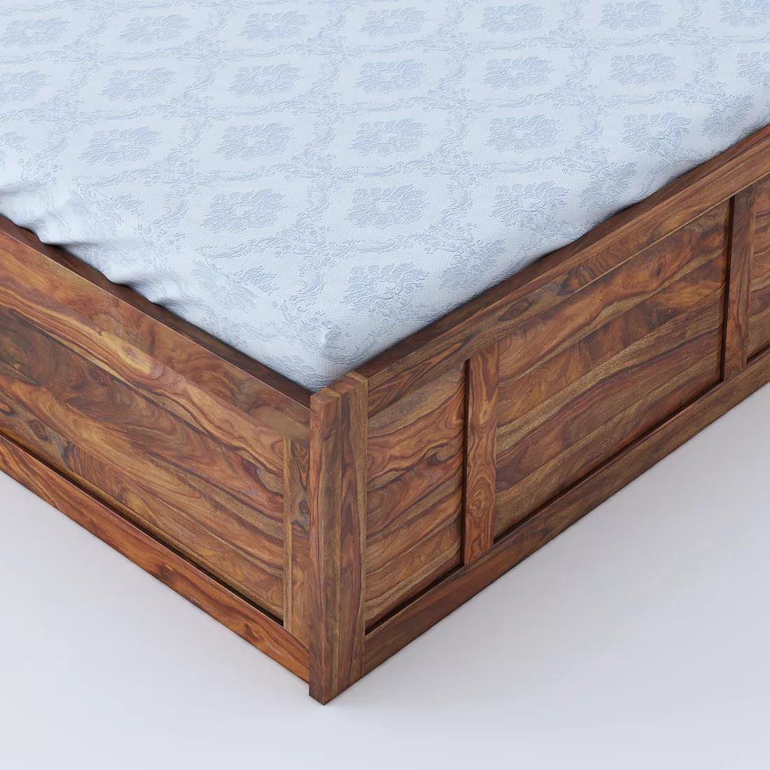 Hop Teak King Storage Bed