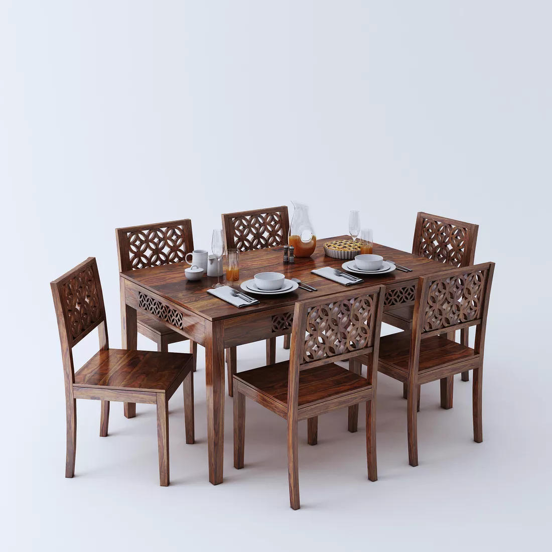 Jali 6 Seater Dining Set