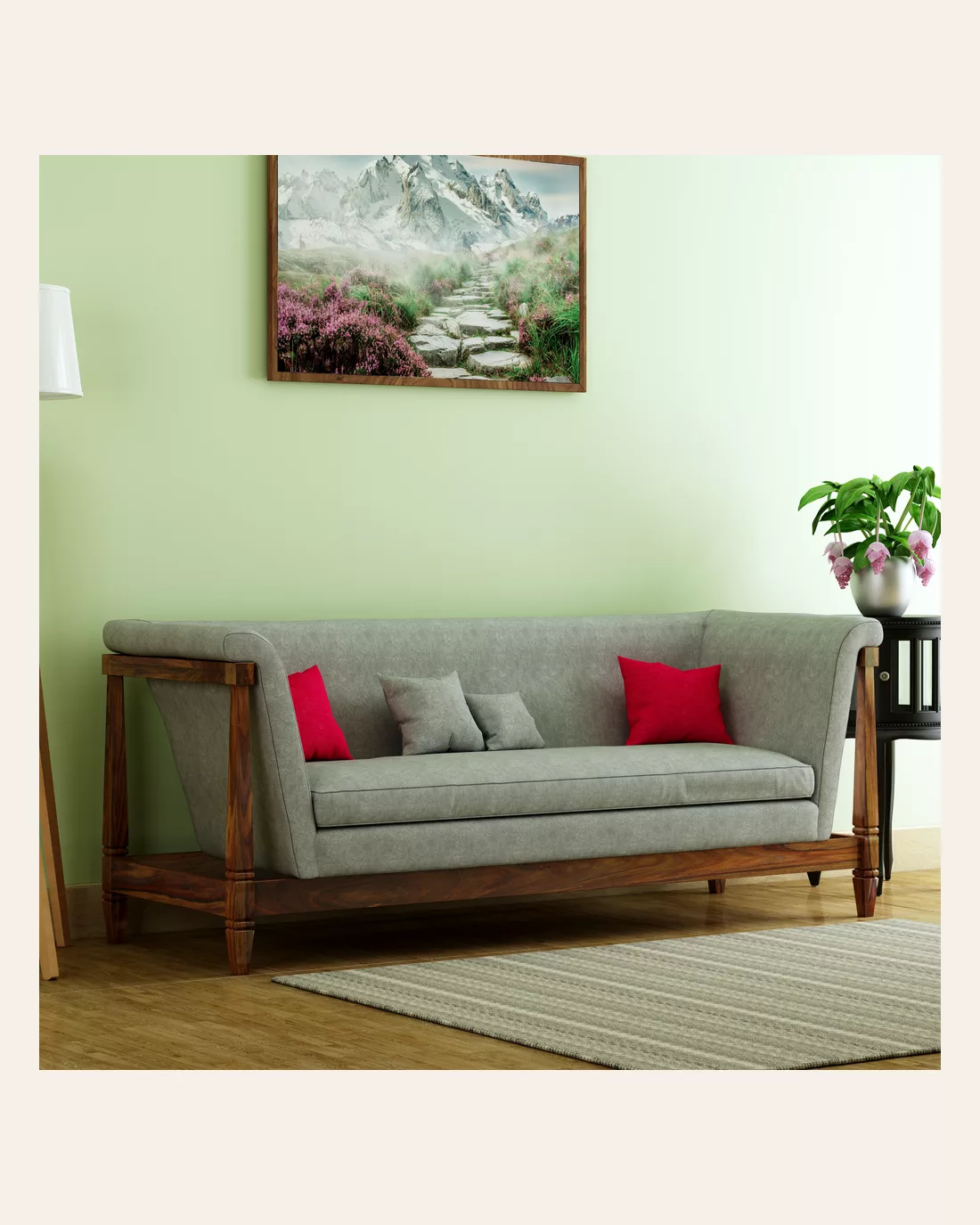Largo Wooden Sofa