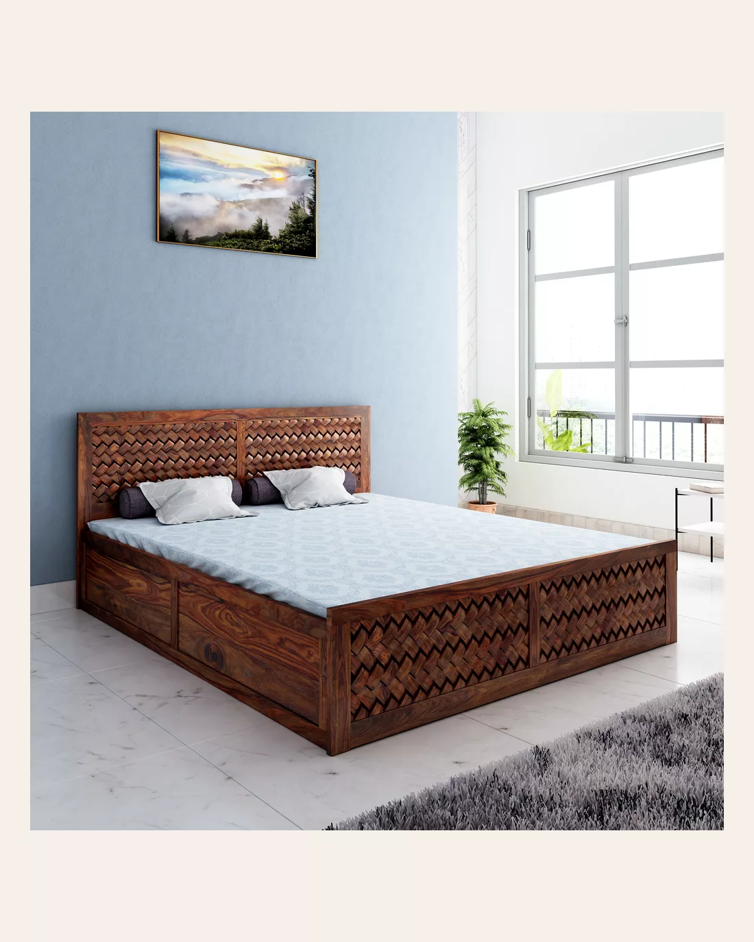Latex King Size Bed