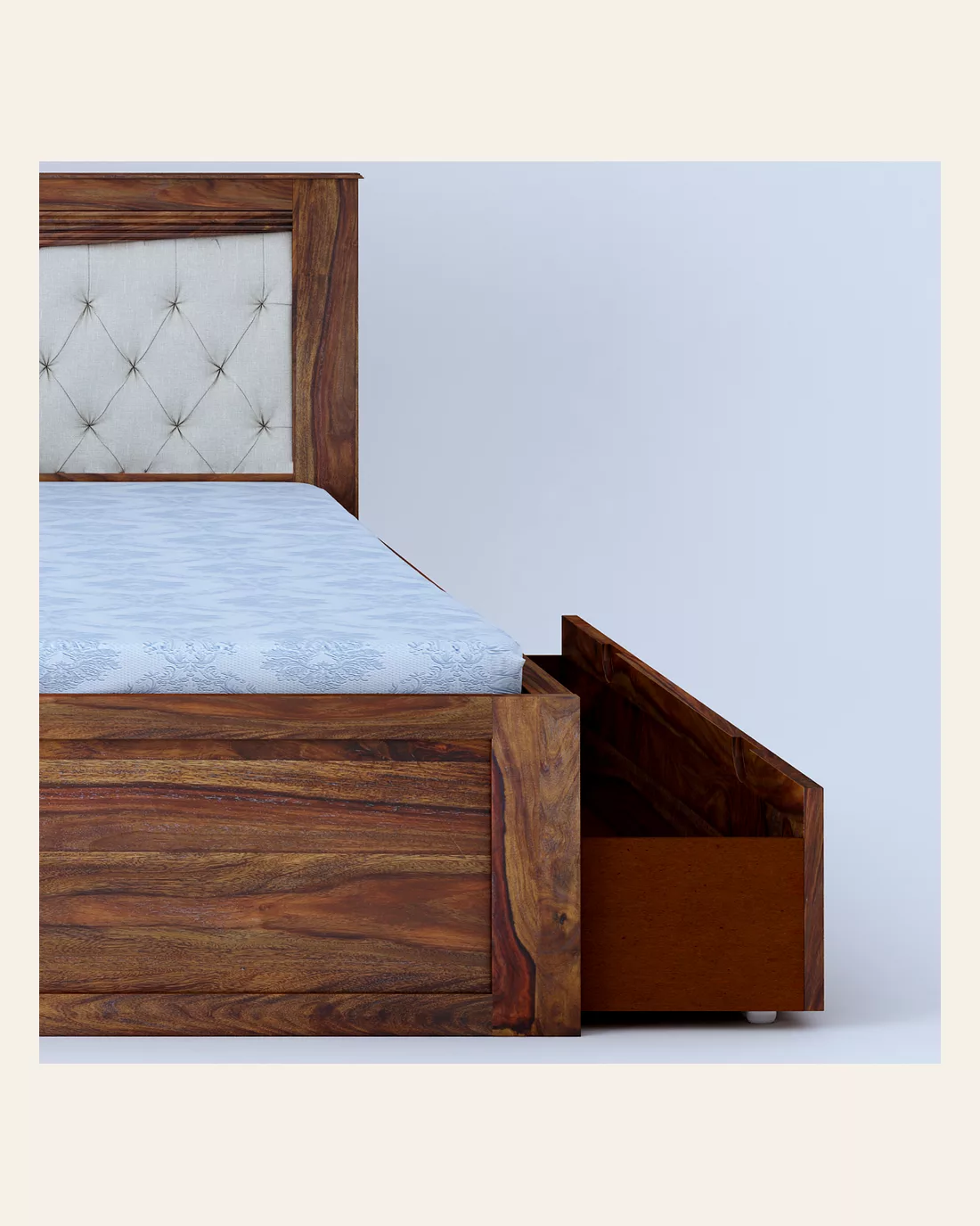 Madrid King Side Drawer Bed