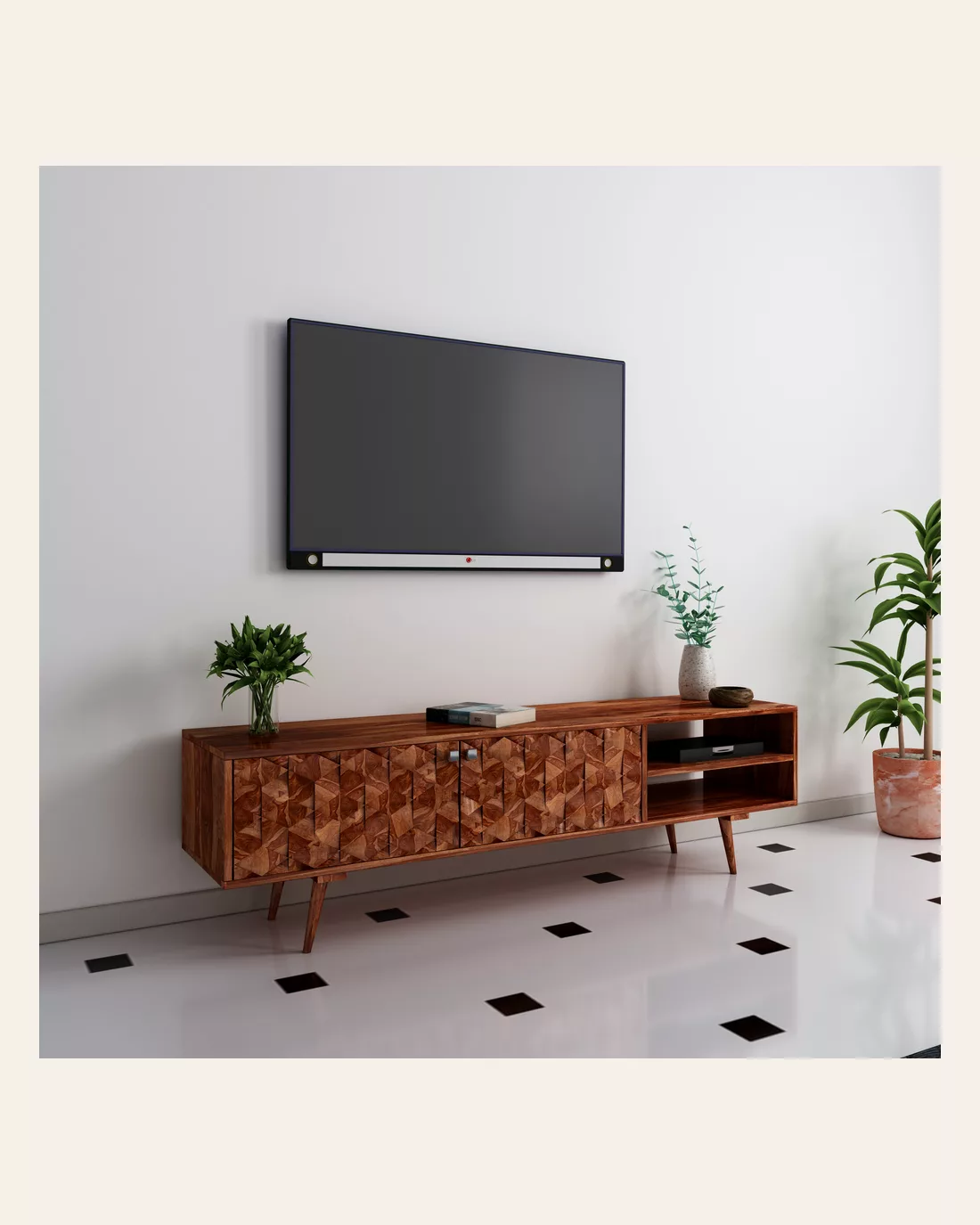 Miguel TV Unit Sheesham