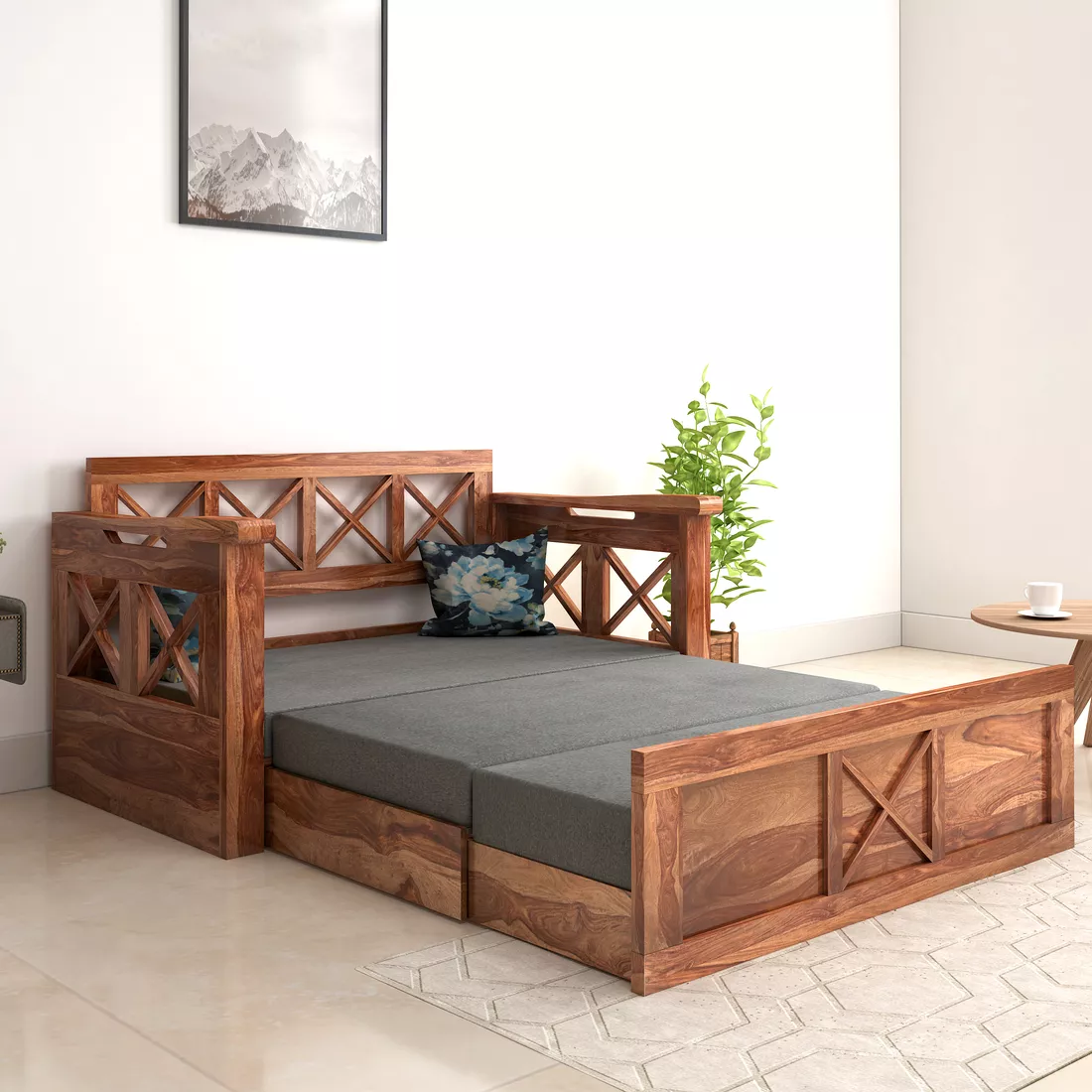 Murphy Sofa Cum Bed Grey