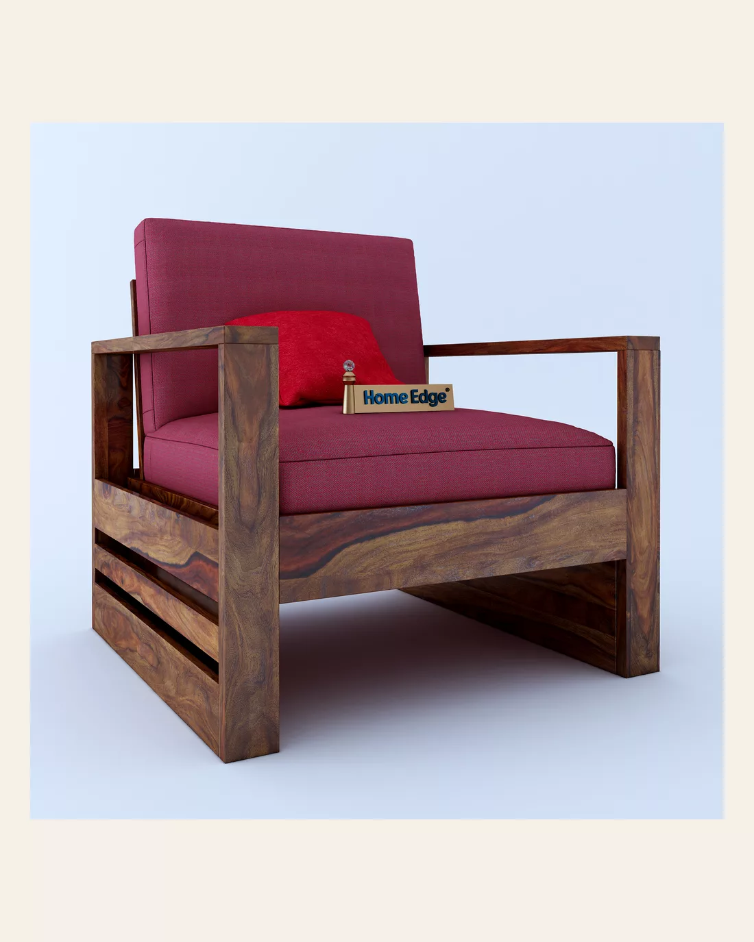 Saiman 3 1 1 Wooden Sofa