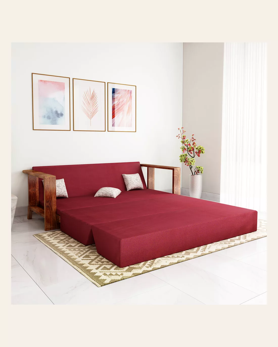 Semi Sofa Cum Bed