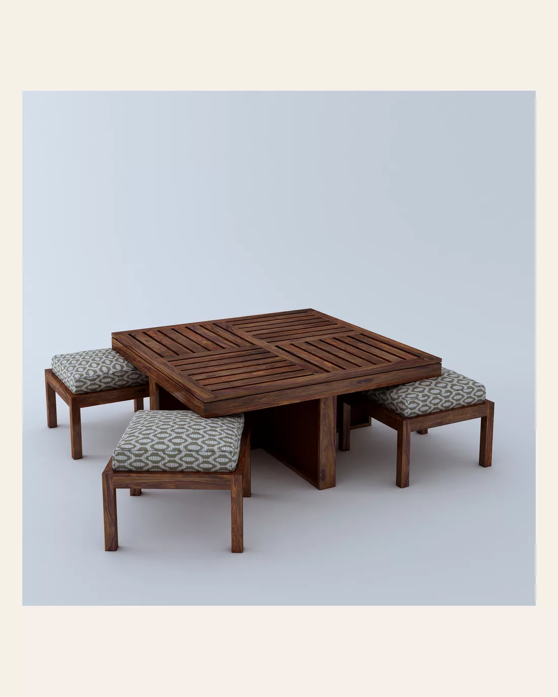 Sino Four Stool Coffee Table
