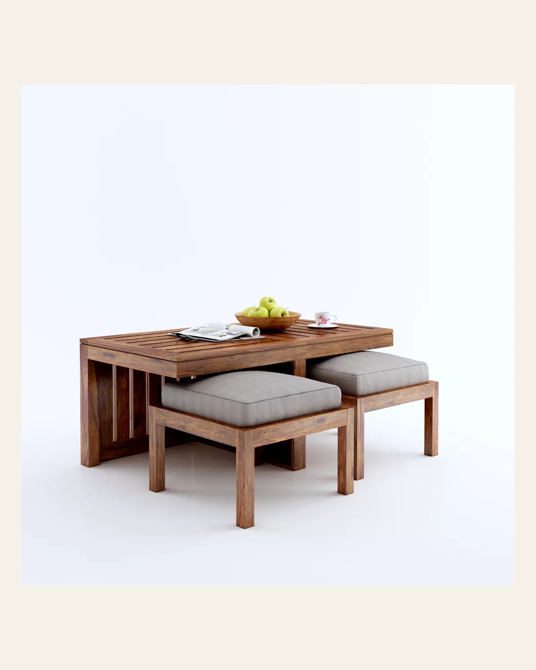 Sino Two Stool Coffee Table