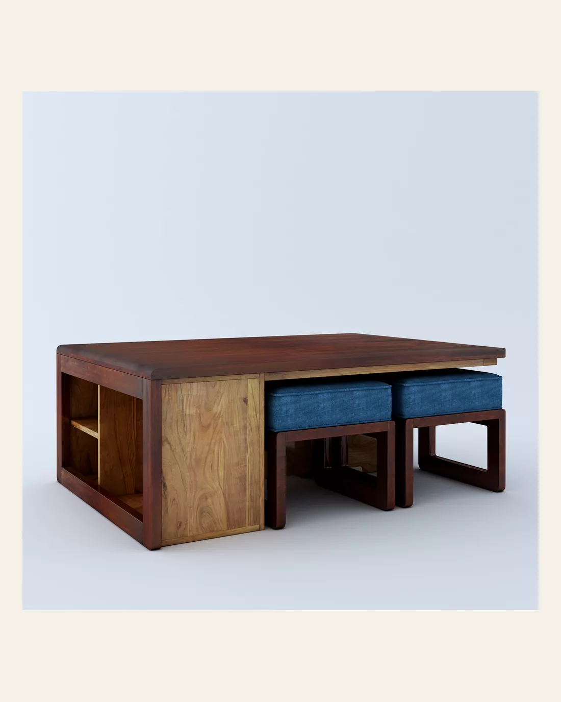Vigo Blue Coffee Coffee Table
