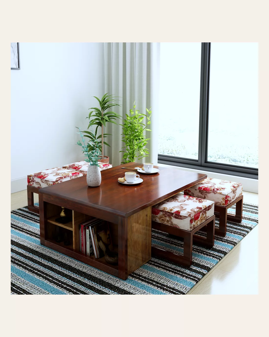 Vigo Floral Coffee Coffee Table