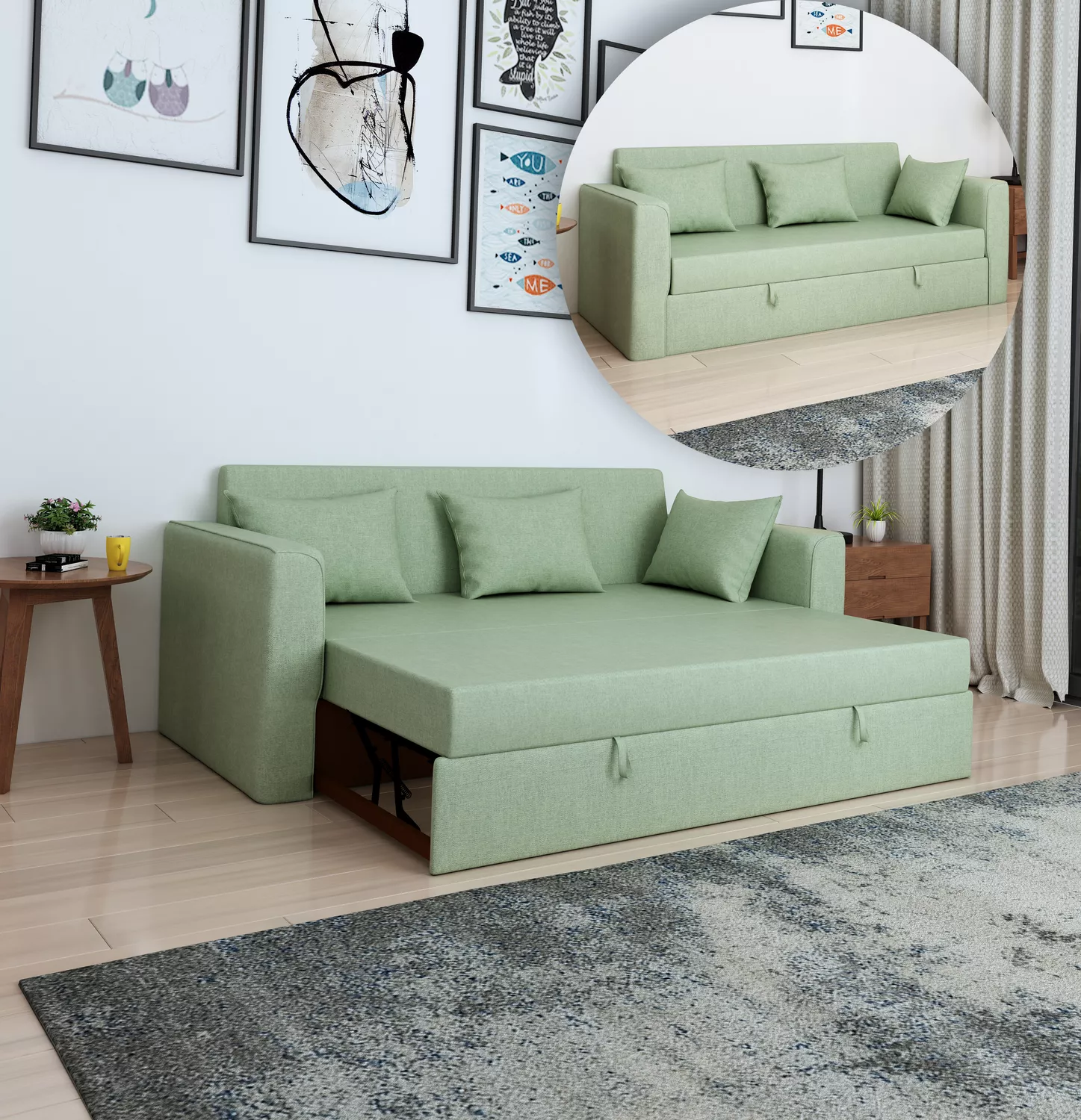 Adline Sofa-cum-Bed