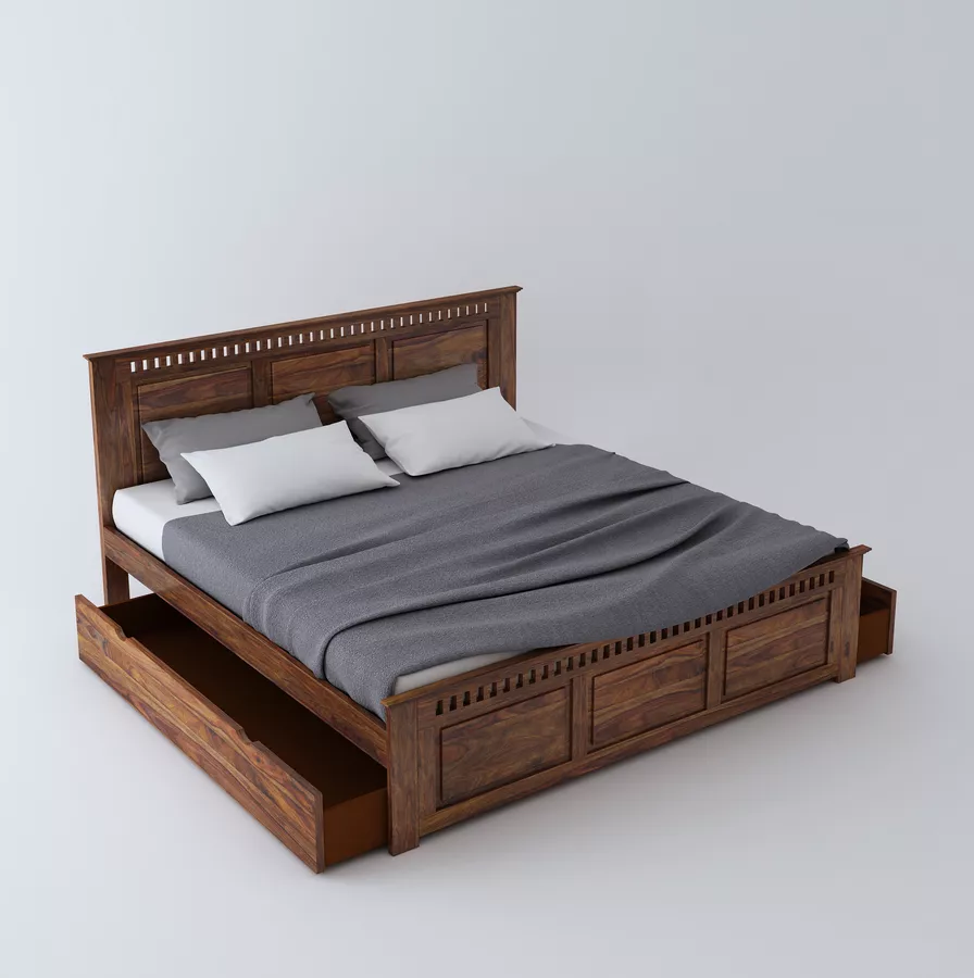 Avalon King Box Storage Bed